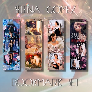 Selena Gomez Bookmarks Set | Digital Download