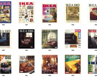 Catalogo Ikea Massive Collezione Vintage dal 1950 al 2023 - Svedese - Edizione da Collezione - Download PDF