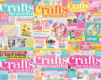 126 x Crafts Beautiful Magazine - All Issues - Collector's Edition - Cardmaking - Papercraft - Stitching - Knitting - Crochet - PDF Download