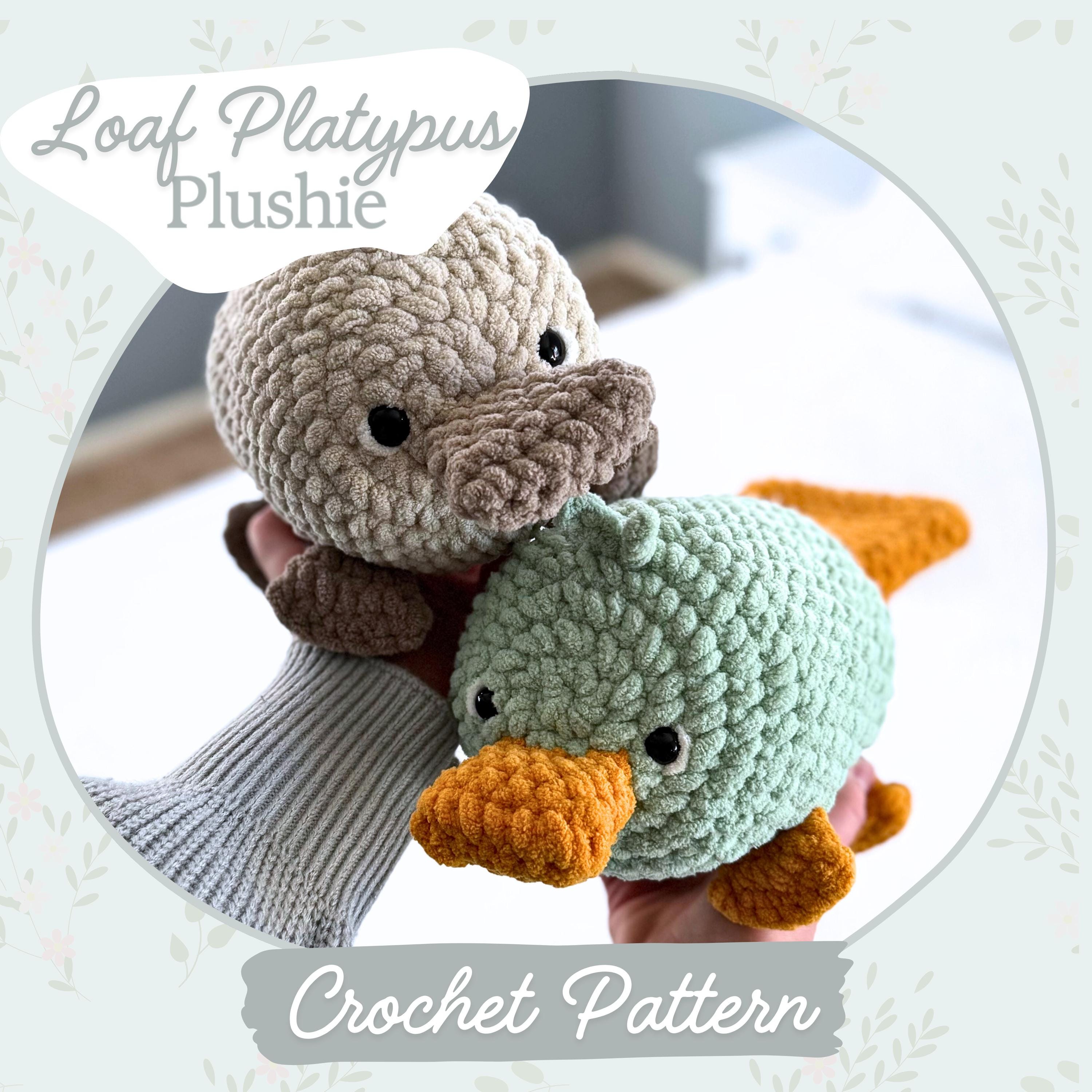 32 Platypus Crochet Patterns for Cute Aussie-Inspired Amigurumi Projects 7 Platypus Loaf Platypus Amigurumi Cute Plush Crochet