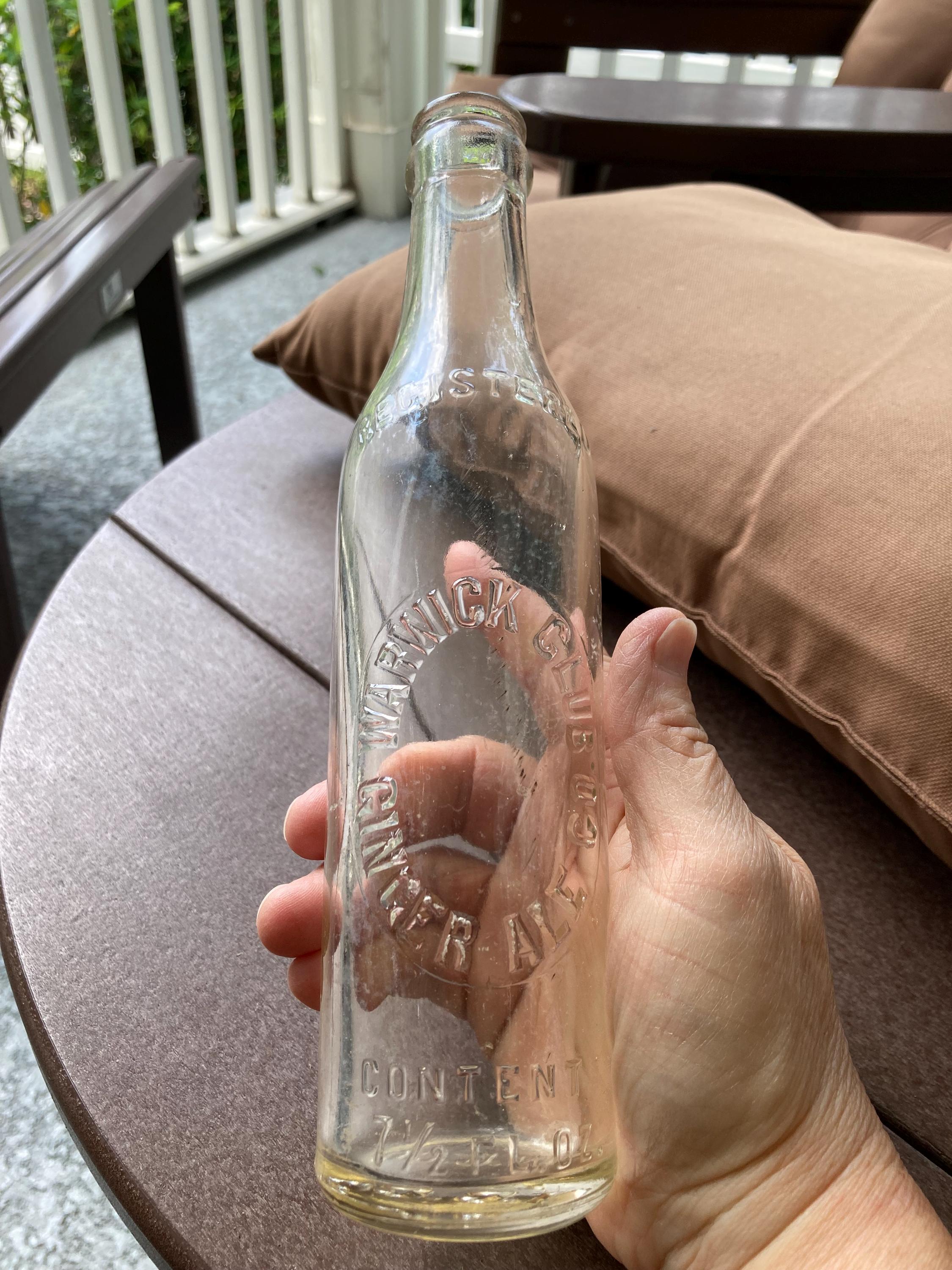 ジンジャーエール木箱 WARWICK BOTTLING WORKS Vintage Gingerale Bottle 7.50 Oz Warwick Rhode Island - Etsy