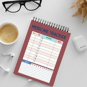 Editable Medication Schedule, Printable Easy Medicine Chart, Weekly Medication Log, Supplement Tracker, Pills, Medicine List, Digital PDF.