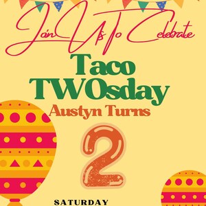 Taco TWOsday Birthday Invitation
