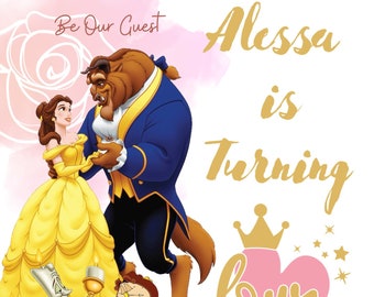 Beauty and the Beast Invitation