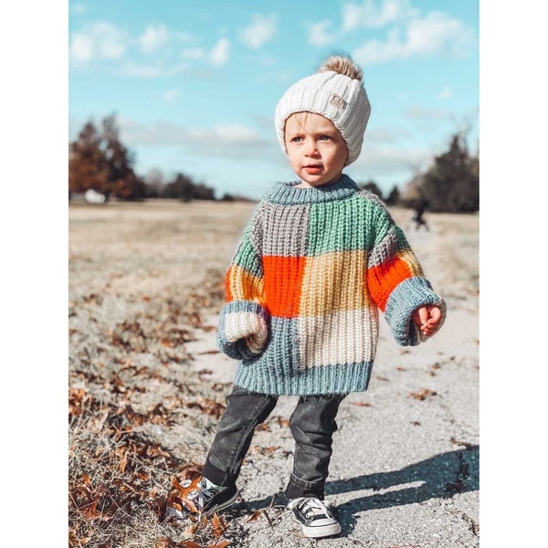 Miley Knit, Sweater for Kids, Cozy Winter Fashion, Warm & Stylish Children's Clothing, Stylish Children's Apparel, Vibrant Winter Sweater