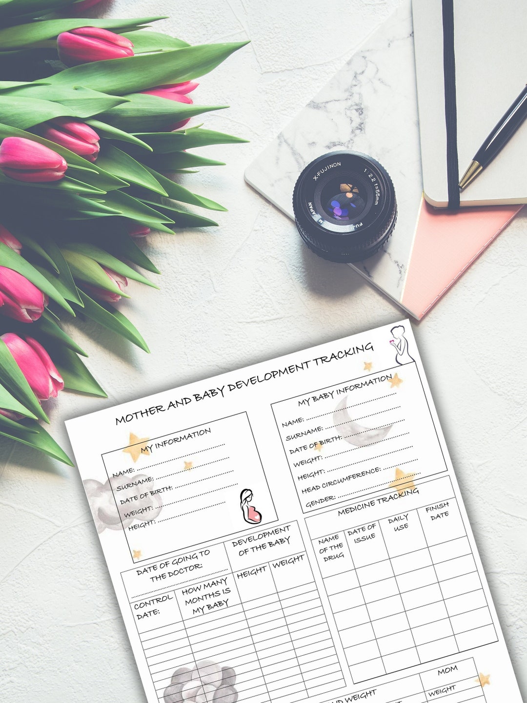 Printable Pregnancy Planner Pregnant Calendar Pregnancy - Etsy
