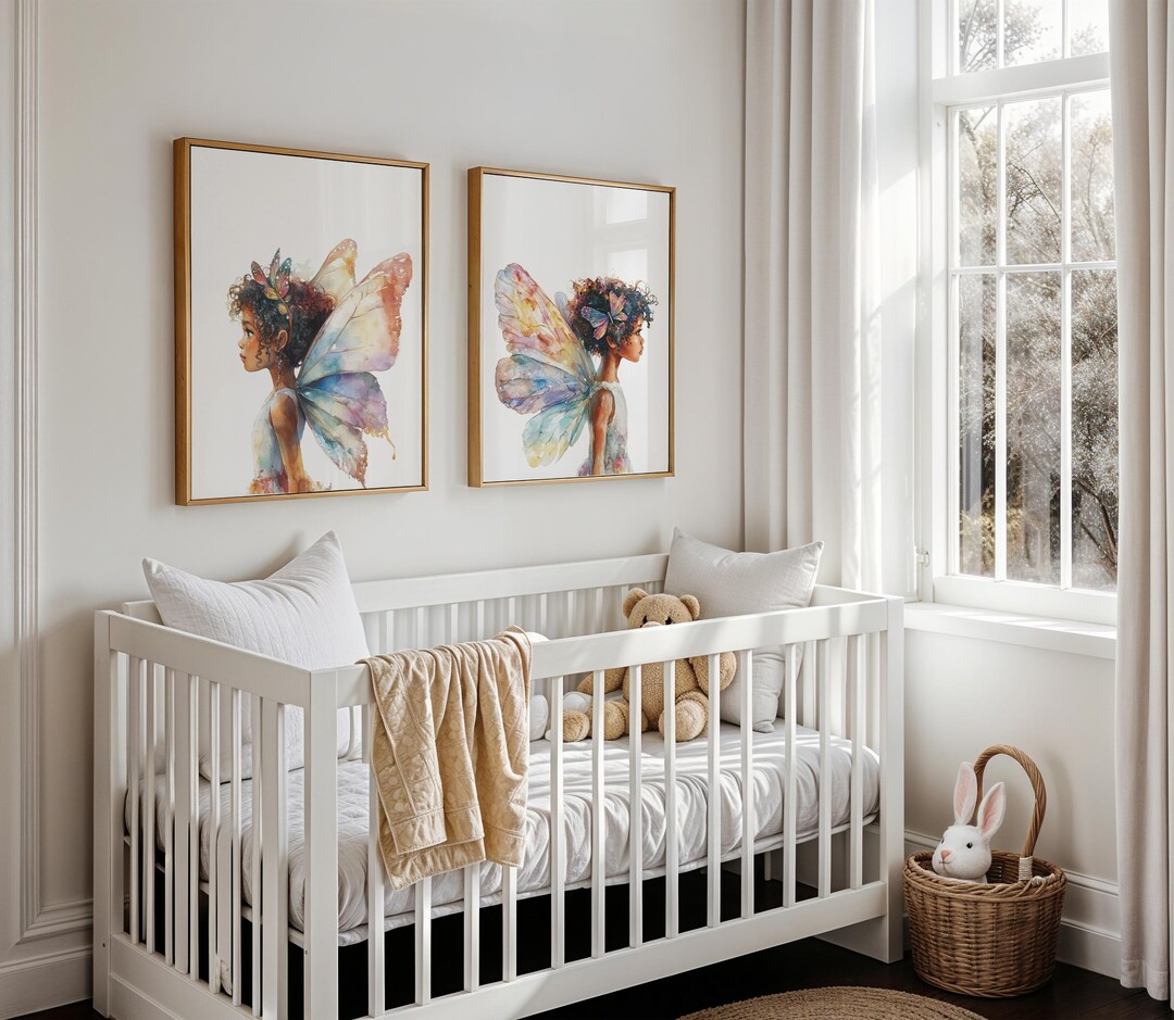 Fairy Themed Nursery, Enchanted Nursery, Fairy Art for Nursery, Girls ...