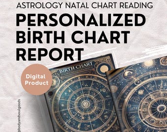 Personalized Astrology Birth Chart Reading: Detailed Horoscope (PDF Format)