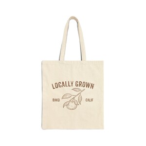 Locally Grown BAKO Canvas Shopping Tote