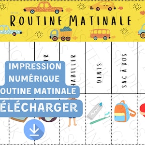 Routine matinale imprimable