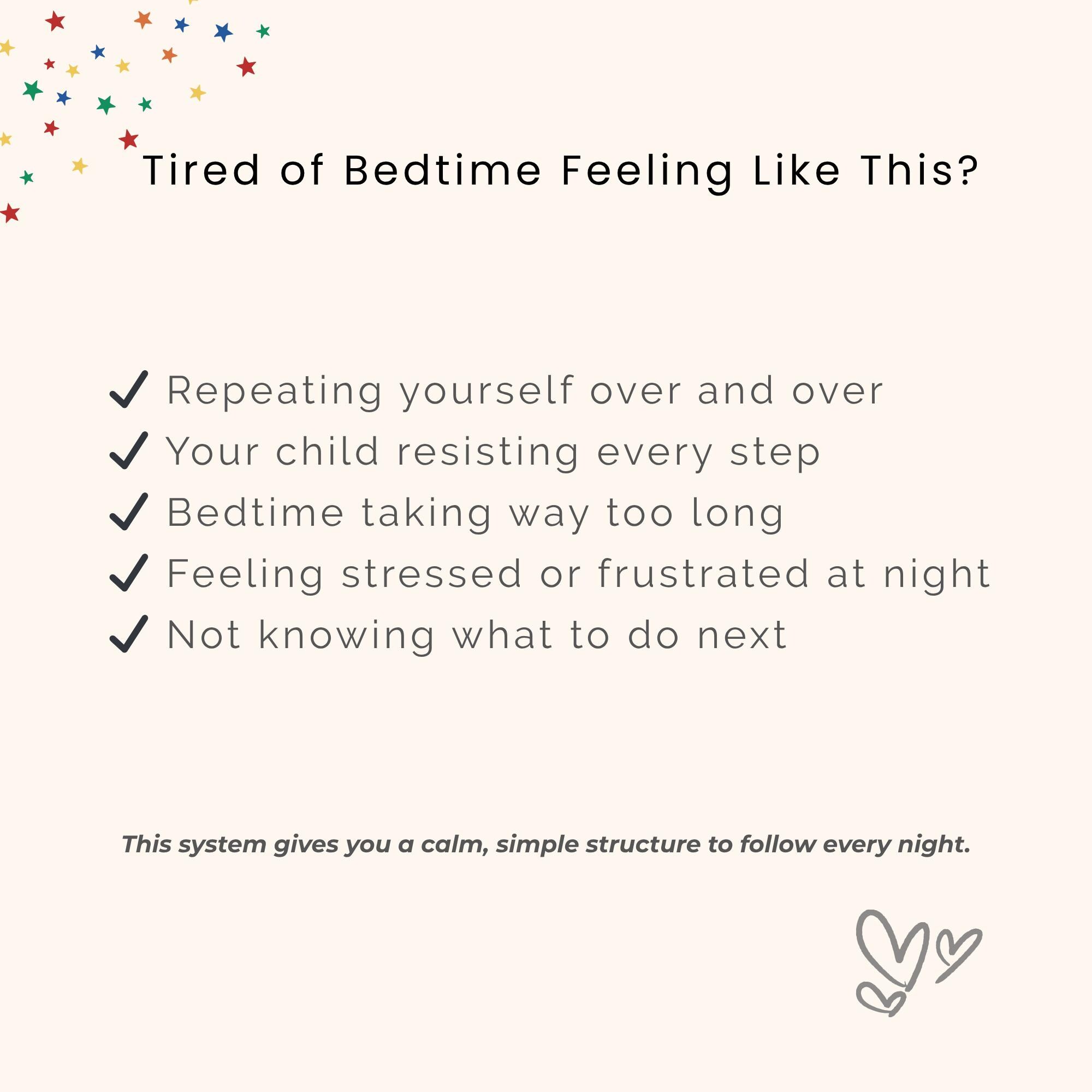 Printable Bedtime Routine Chart, Visual Schedule, Toddler Sleep Tool ...