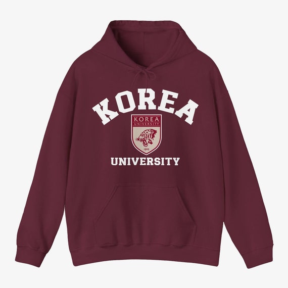 Korea University South Korea College Unisex Hoodie K pop K drama K fashion Unique Korean inspired Apparel and Merch Etsy