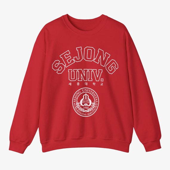 ★韓国人気★LOOKPLE★LOOK RIO UNIVERSITY OVER SWEATSHIRT Harajuku Solid Color Zip Up Oversized Sweatshirts - Kawaii
