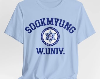Sookmyung Women's University - Inspired T-shirt / Unisex / South Korea College / K-Pop, K-Drama, K-Fashion, and Korean Culture Lovers