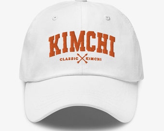 KIMCHI Classic  / Classic Dad Hat / K-Pop, K-Drama, and K-Fashion Lovers
