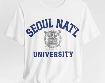 ソウル国立大学ユニセックスシャツ - ソウル、韓国の大学Tシャツ