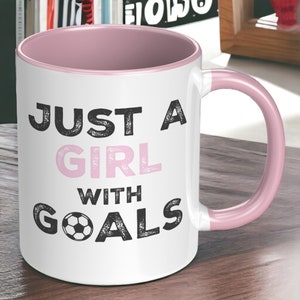 Soccer Girl Mug: Inspirational Gift for Powerful Girls