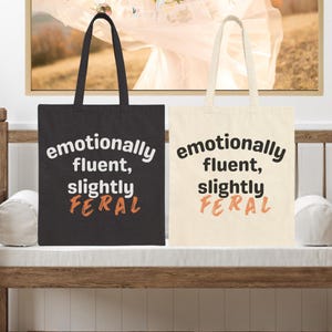 Witzige und authentische Bewusstseins-Einkaufstasche, lustige Strandtasche Geschenk für sie, Angst Unterstützung Tote, sarkastischer Therapeut Canvas Tote