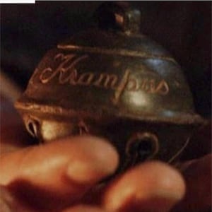 Krampus Bell - Jingle bell Metal Engraved with optional Krampus letter
