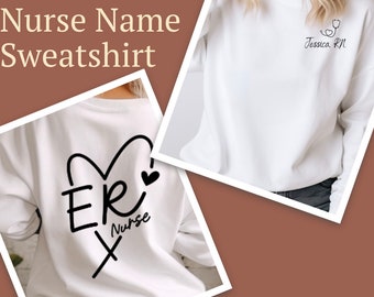 Nurse Sweater, ER Sweatshirt, ER Nurse Sweatshirt, er Jacket, Emergency Room Shirt, Er Jacket, Gift for nurses, Free Shipping, rn shirt