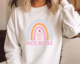 Moletom de enfermeira da UTI neonatal, Moletom de enfermeira da unidade de terapia intensiva neonatal, Moletom de enfermeira para bebê, Camiseta de berçário para bebê, Vida na UTI neonatal, Camiseta de enfermeira da UTI neonatal