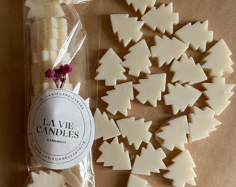 Cera de soja para árvore de Natal - 30 ceras derretidas perfumadas