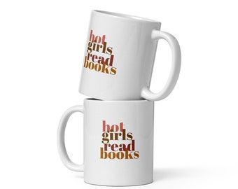 Chicas calientes leen libros Taza