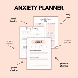 Der ultimative ANGST-PLANER | 42 Seiten | Sofort Download | Druckbare PDF Bild 9