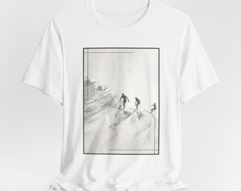 Wave Comfort Colors Tee, Ocean Shirt, Surf Tee, Minimalist T-Shirt, Surf Shirt, Wave Shirt, Beach Tee