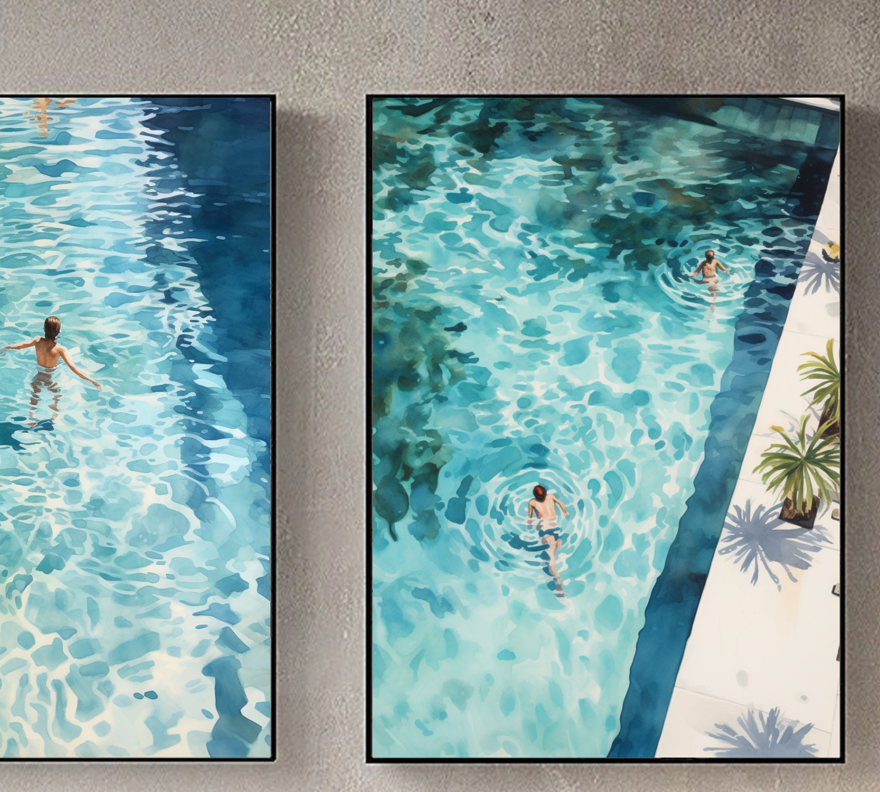 アート・デザイン・音楽 Swimming Pool by Marie Stabn アート