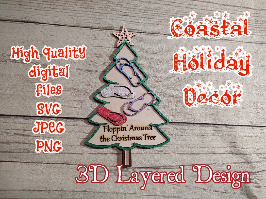 flip flop christmas tree