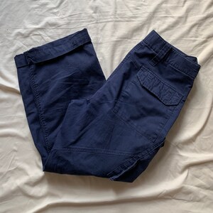 Vintage Navy Blue Utility Trousers