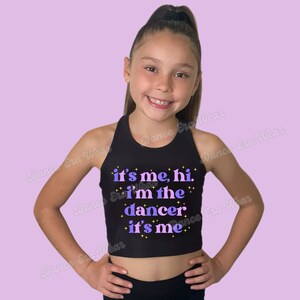 KIDS I LOVE DANCE CAMI BRA TOP - Amazing Dancewear