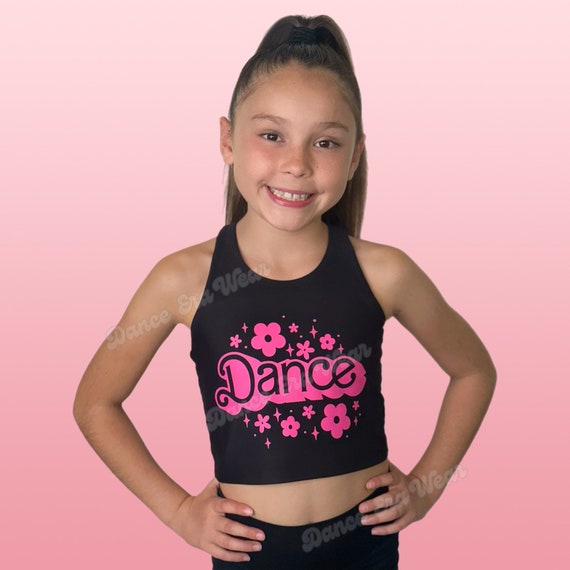 Dance Performance Longline Sports Bra for Girls, Dance Top, Dancewear,  Girls Dancewear, Dance Gift, Dance Tank Top, Dance Leotard, Dancer 