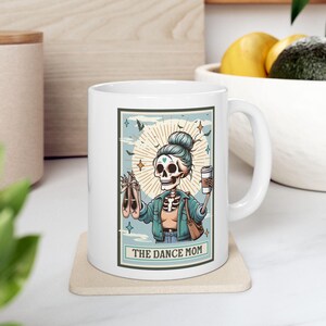 De dansmoeder tarotmok, dans moeder cadeau, cadeau tarotliefhebber, koffiemok, keukendecor, Moederdagcadeau, moeder verjaardagscadeau, drinkgerei