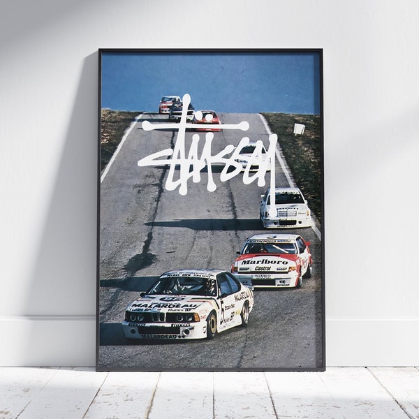 Poster Stussy Rally, poster Stussy, poster per camera da letto