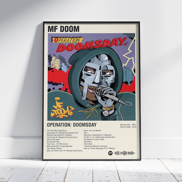 MF DOOM Operation: Doomsday Album Poster