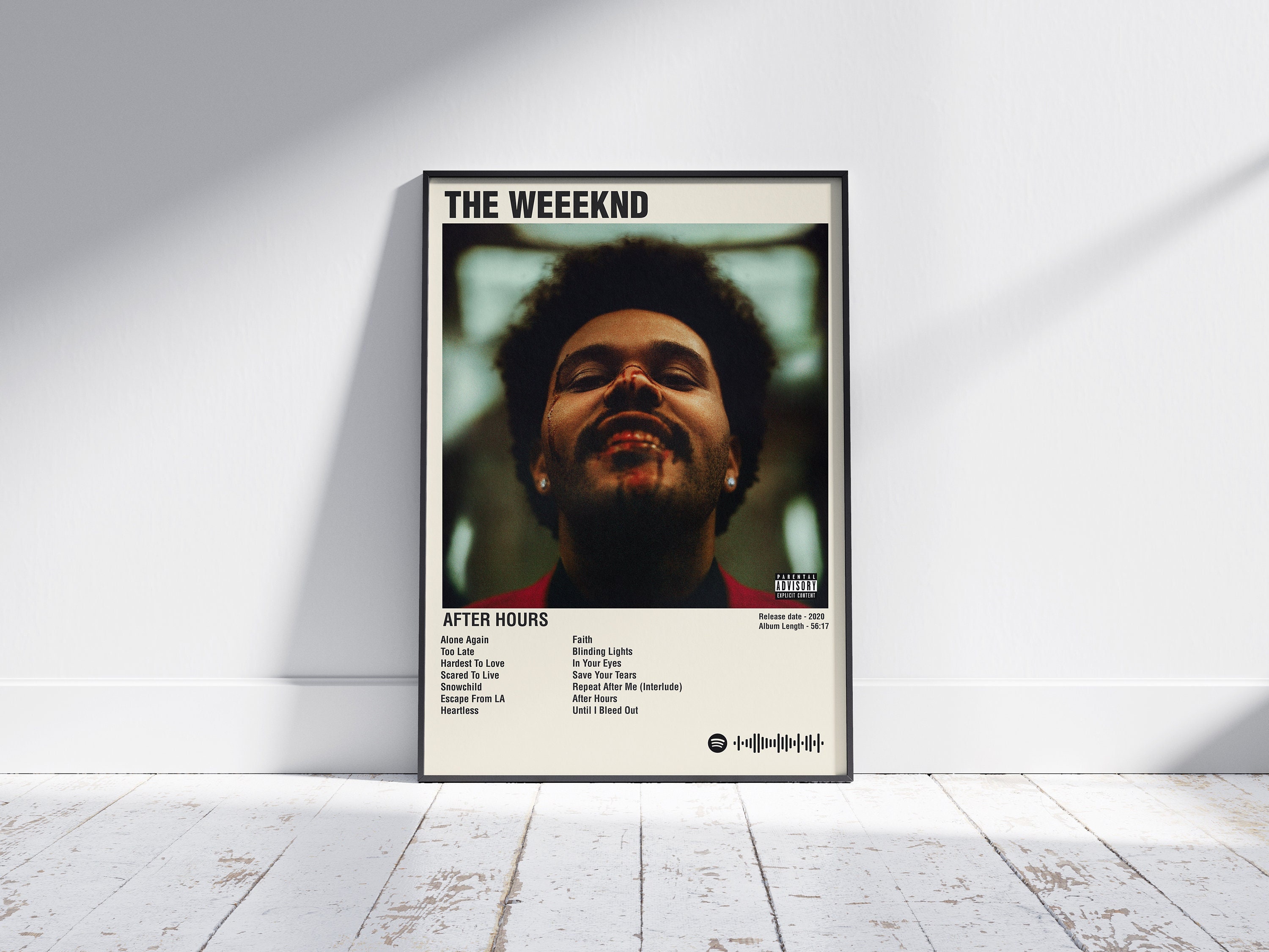 The Weeknd Poster After Hours – thepostercorner