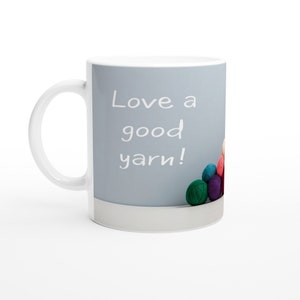 Love a good yarn Ceramic Mug - Gift mugs
