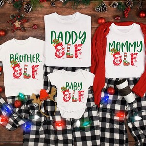 Elf Family Christmas Shirt, Matching Family Shirts, Christmas Gifts, Personalized Elf Shirt, Matching Christmas,  Funny Christmas Shirt, Elf