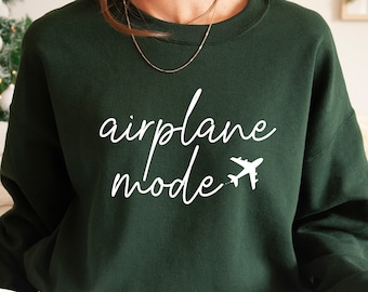 Airplane Mode Sweatshirt, Wanderlust Travel Sweater