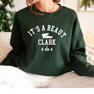 Sudadera navideña de Beaut Clark, sudadera con capucha divertida para vacaciones