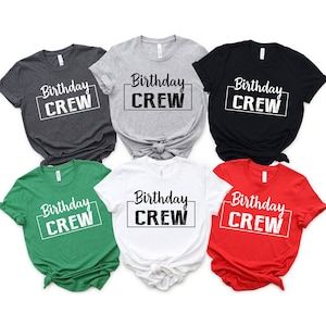 Birthday Crew Shirts, Birthday Party Shirt, Girls Birthday Shirt, Birthday Squad Shirt, Birthday Group Tees, Family Reunion, Birthday Shirts