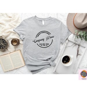 Custom Logo Shirts, Personalized Logo Shirt, Custom Design Tee, Team Logo Shirt, Custom Text Shirt, Your Business Logo or Brand Logo Shirt
