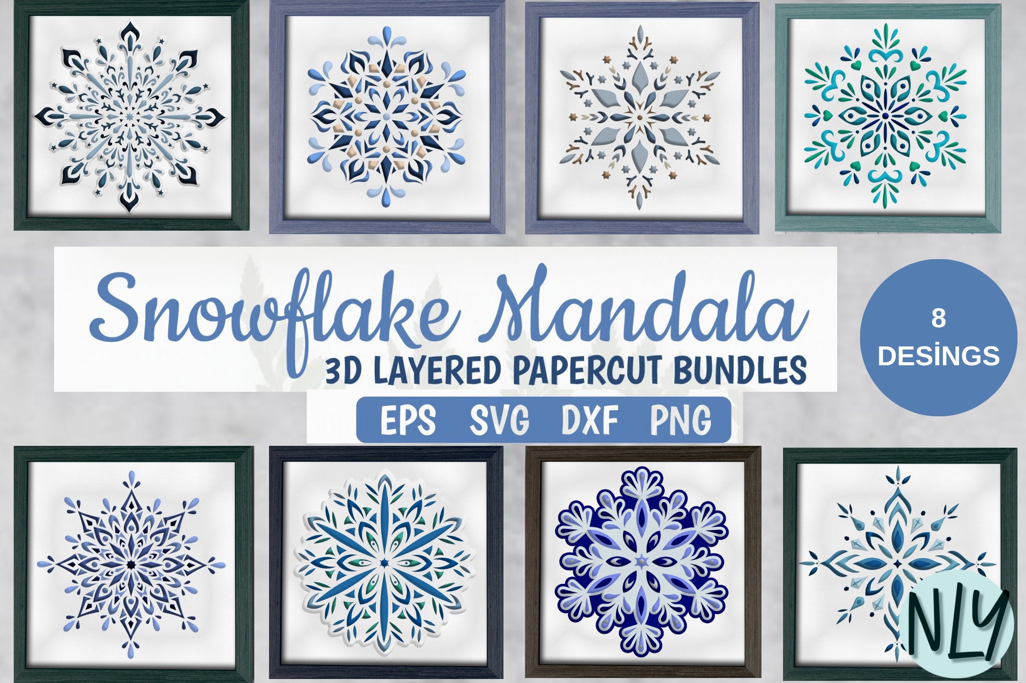 3D Snowflakes SVG » SVG Designs For a Magical Woodland