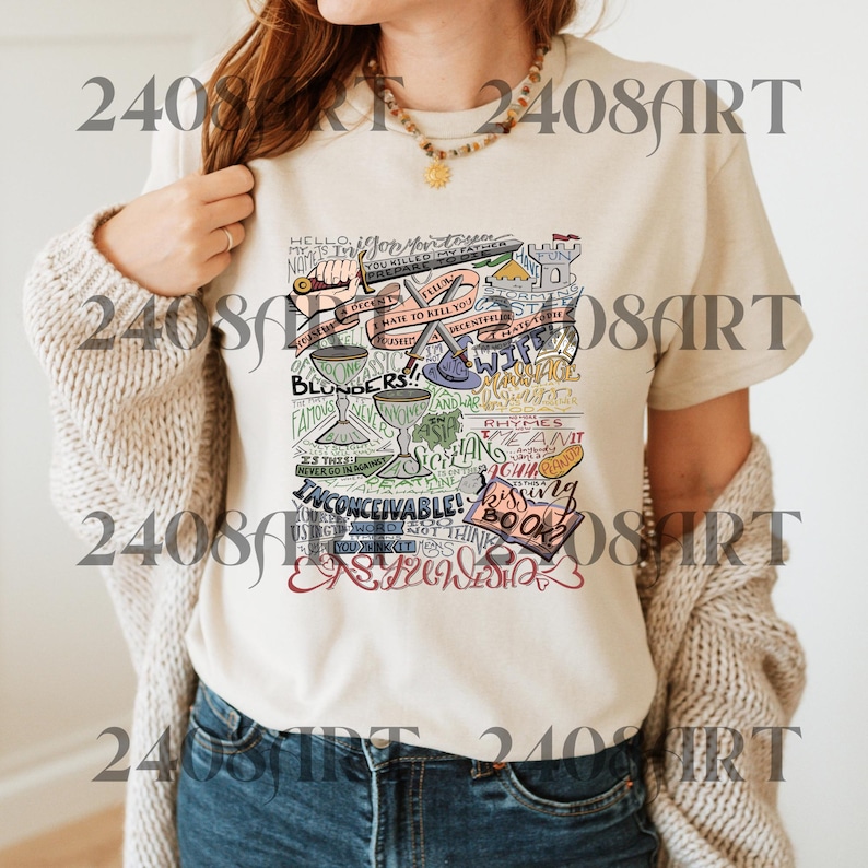 a woman wearing a t - shirt with graffiti on it