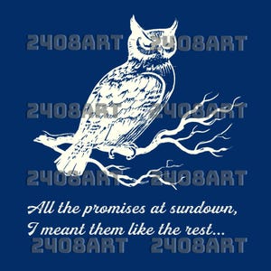 The Last of Us png, Joel&#39;s Owl Mug png, Vintage, Joel&#39;s Owl, Digital Files