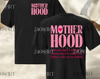 Mother Hood PNG, Trendy Mama File, Mom Life Sublimation, Oversized Graphic Mom Instant, Motherhood Digital Download, Cool Mom Club PNG