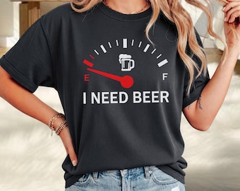 I Need Beer PNG, Funny Humor Fuel Gauge Digital Download, Instant Download