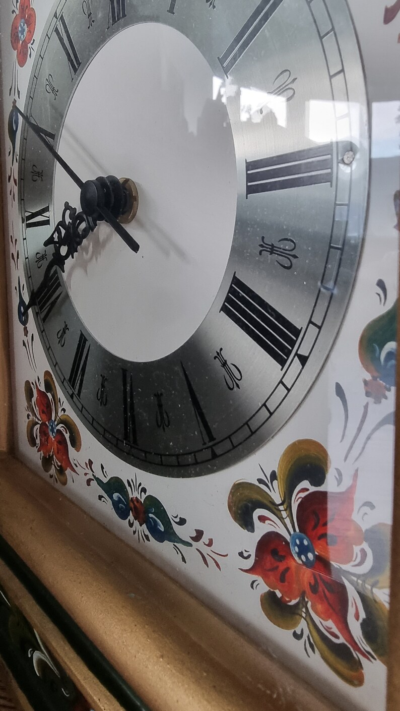 Unique Norwegian Table Clock by Egil Sandvik & Aksel Sandvik. Hand